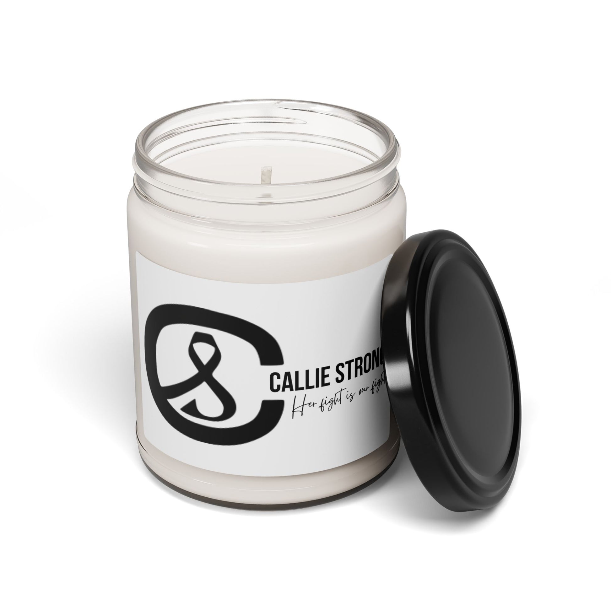 Callie Strong Fundraiser Soy Candle • Her Fight Is Our Fight Awareness Gift • Eco-Friendly Scented Candle for Home & Gifting”
