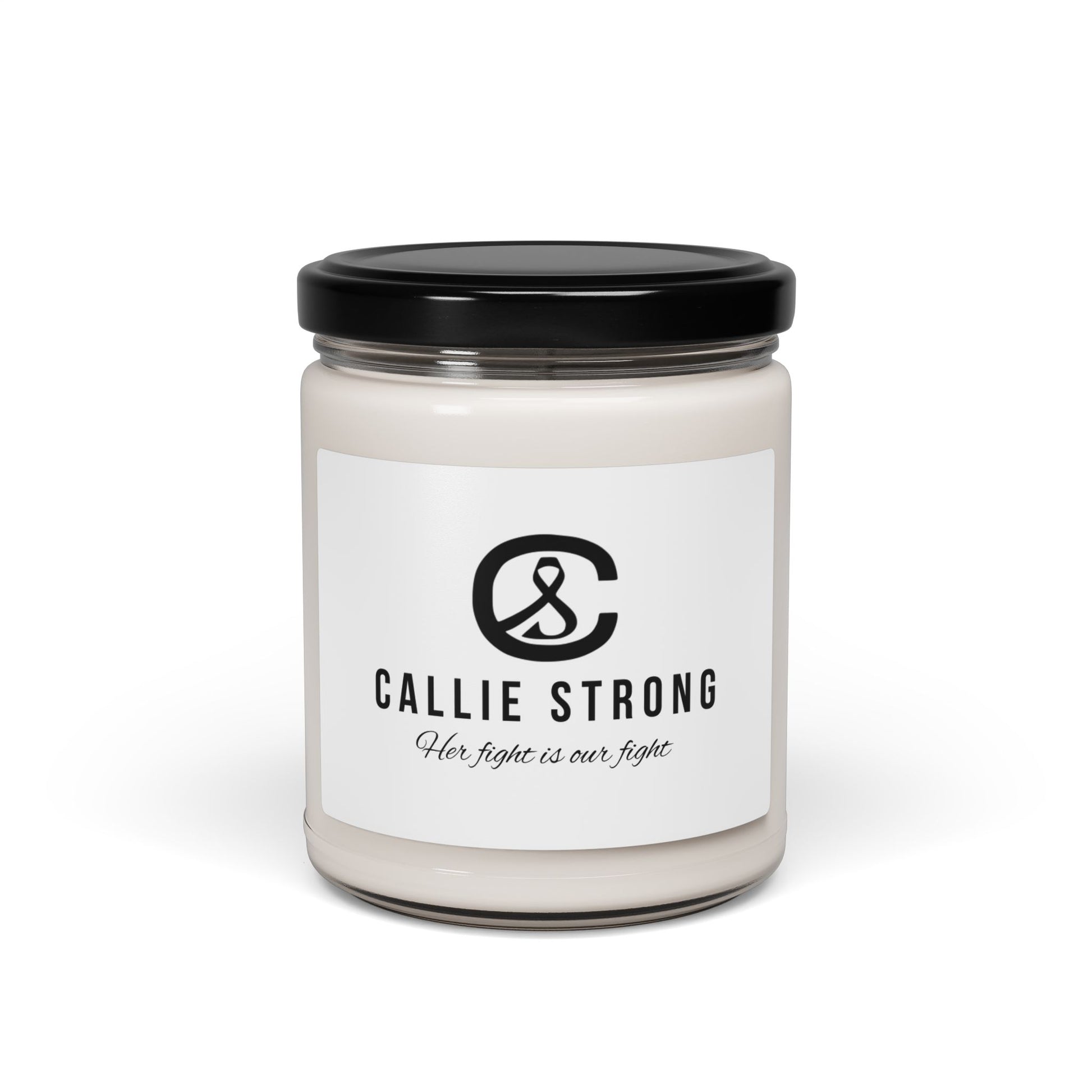 Callie Strong Fundraiser Soy Candle • Her Fight Is Our Fight Awareness Gift • Eco-Friendly Scented Candle for Home & Gifting
