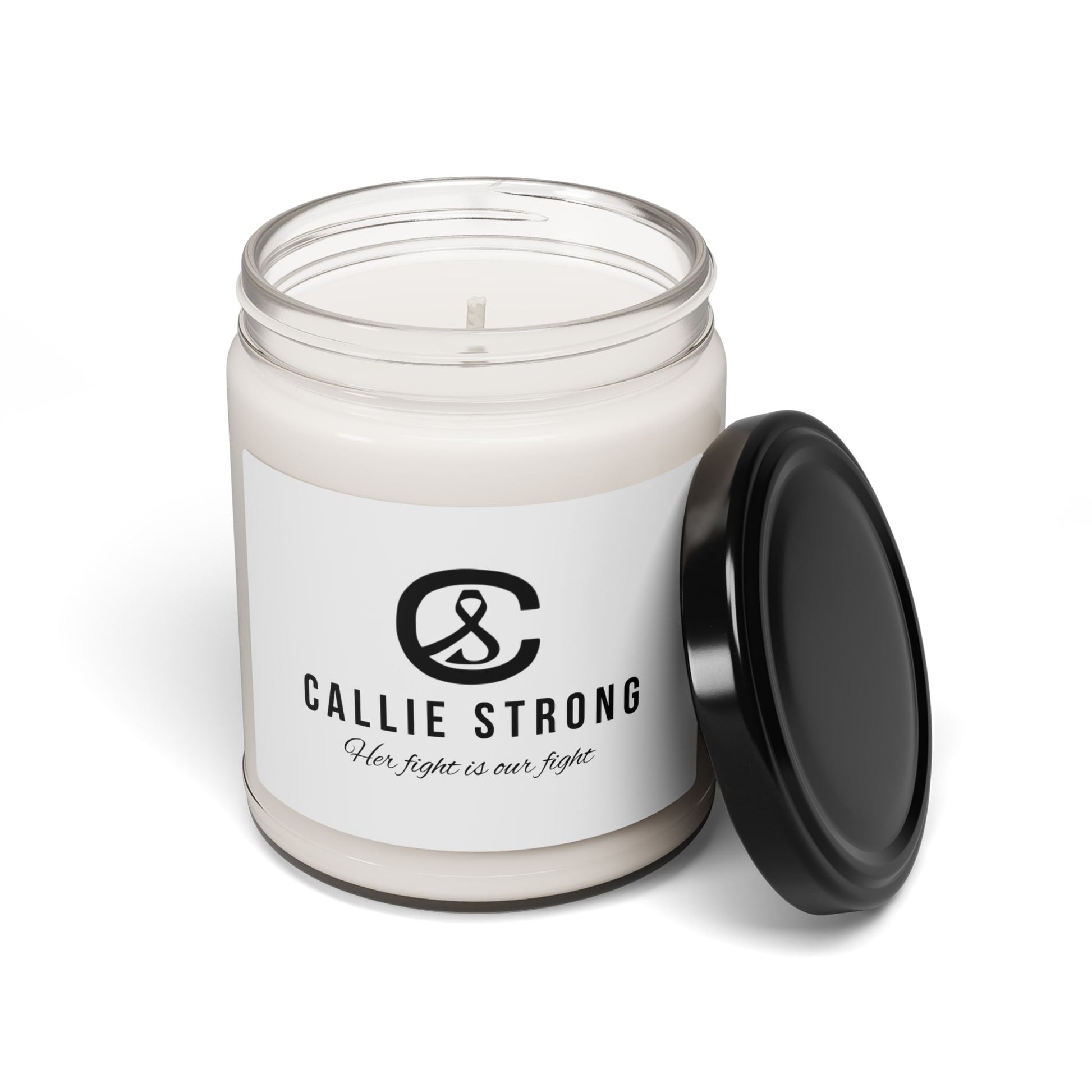 Callie Strong Fundraiser Soy Candle • Her Fight Is Our Fight Awareness Gift • Eco-Friendly Scented Candle for Home & Gifting