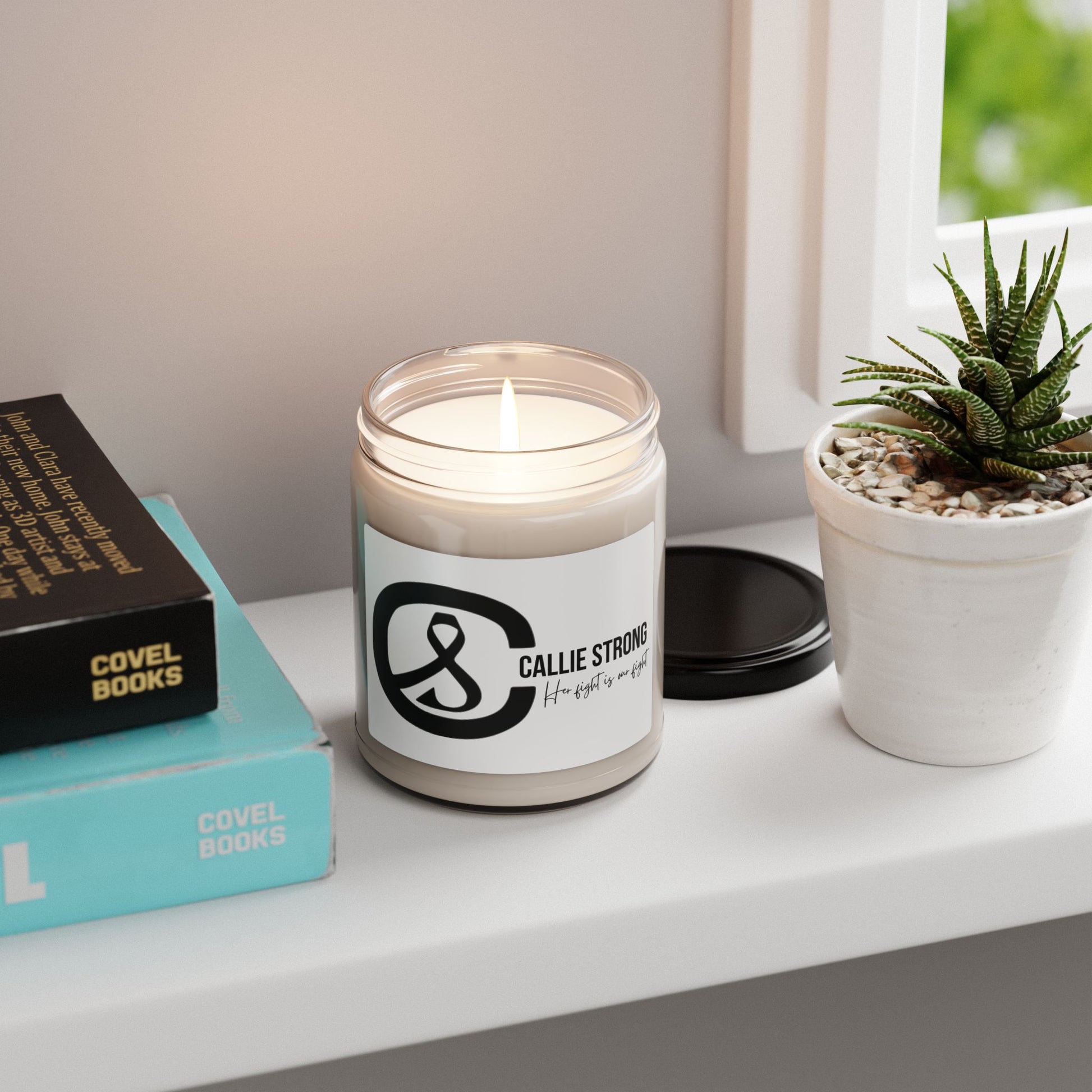 Callie Strong Fundraiser Soy Candle • Her Fight Is Our Fight Awareness Gift • Eco-Friendly Scented Candle for Home & Gifting”