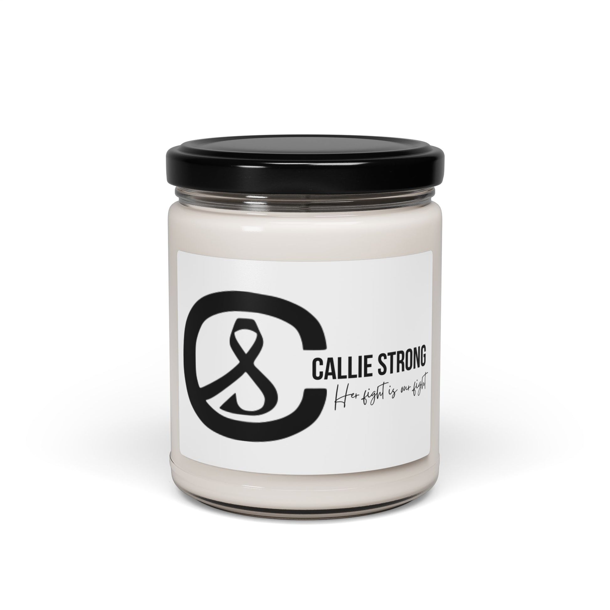 Callie Strong Fundraiser Soy Candle • Her Fight Is Our Fight Awareness Gift • Eco-Friendly Scented Candle for Home & Gifting”